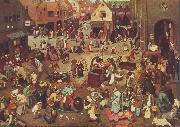Pieter Bruegel Fight Between Carnival and Lent oil painting on canvas